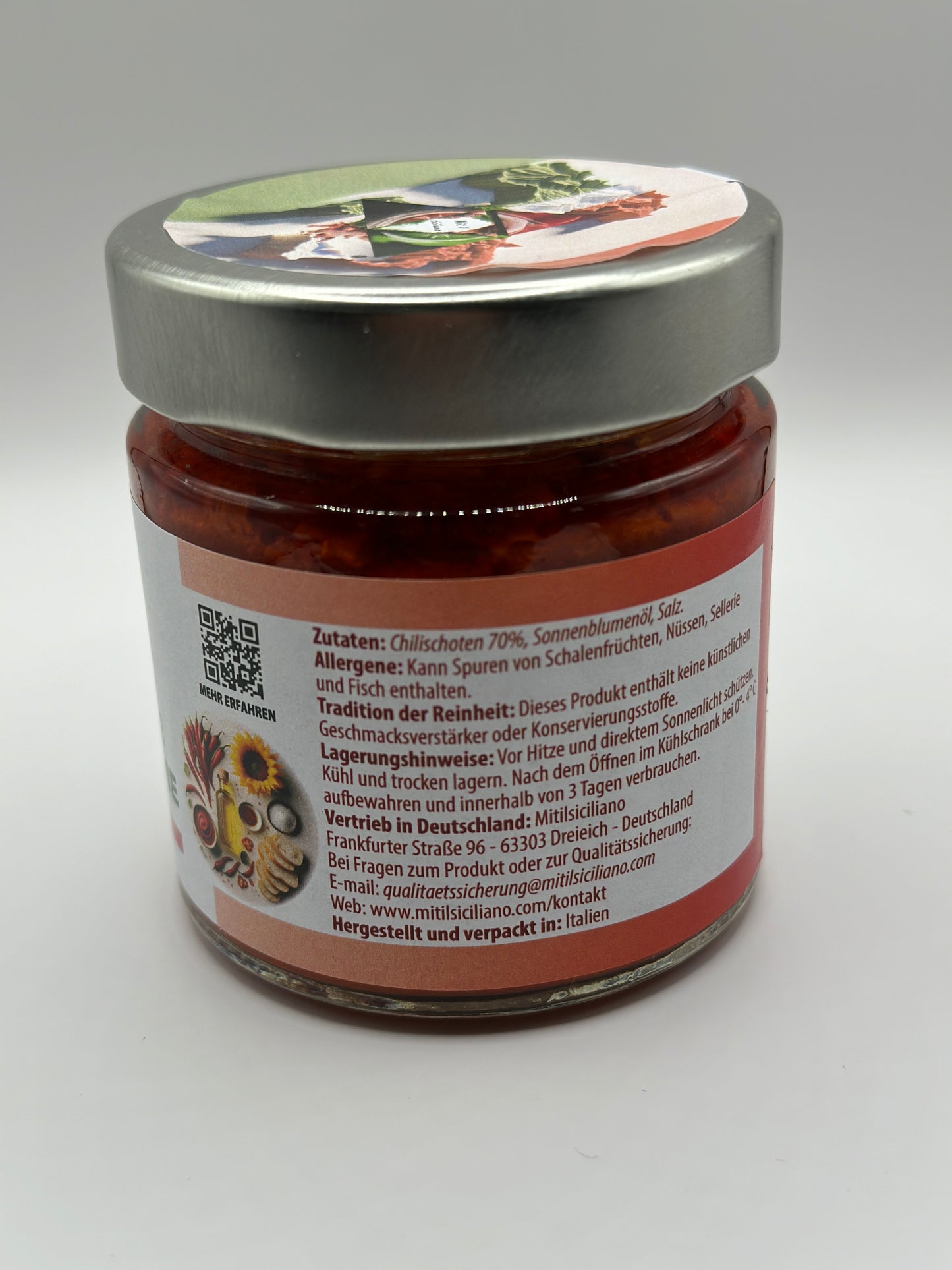 „Vegane Chilicreme 🌶️“ 120 Stück x 180G