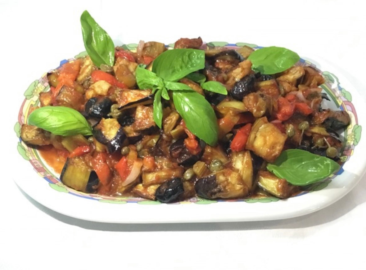 الغوص في الطعم الأصيل للسيسيلي: Caponata Siciliana vo