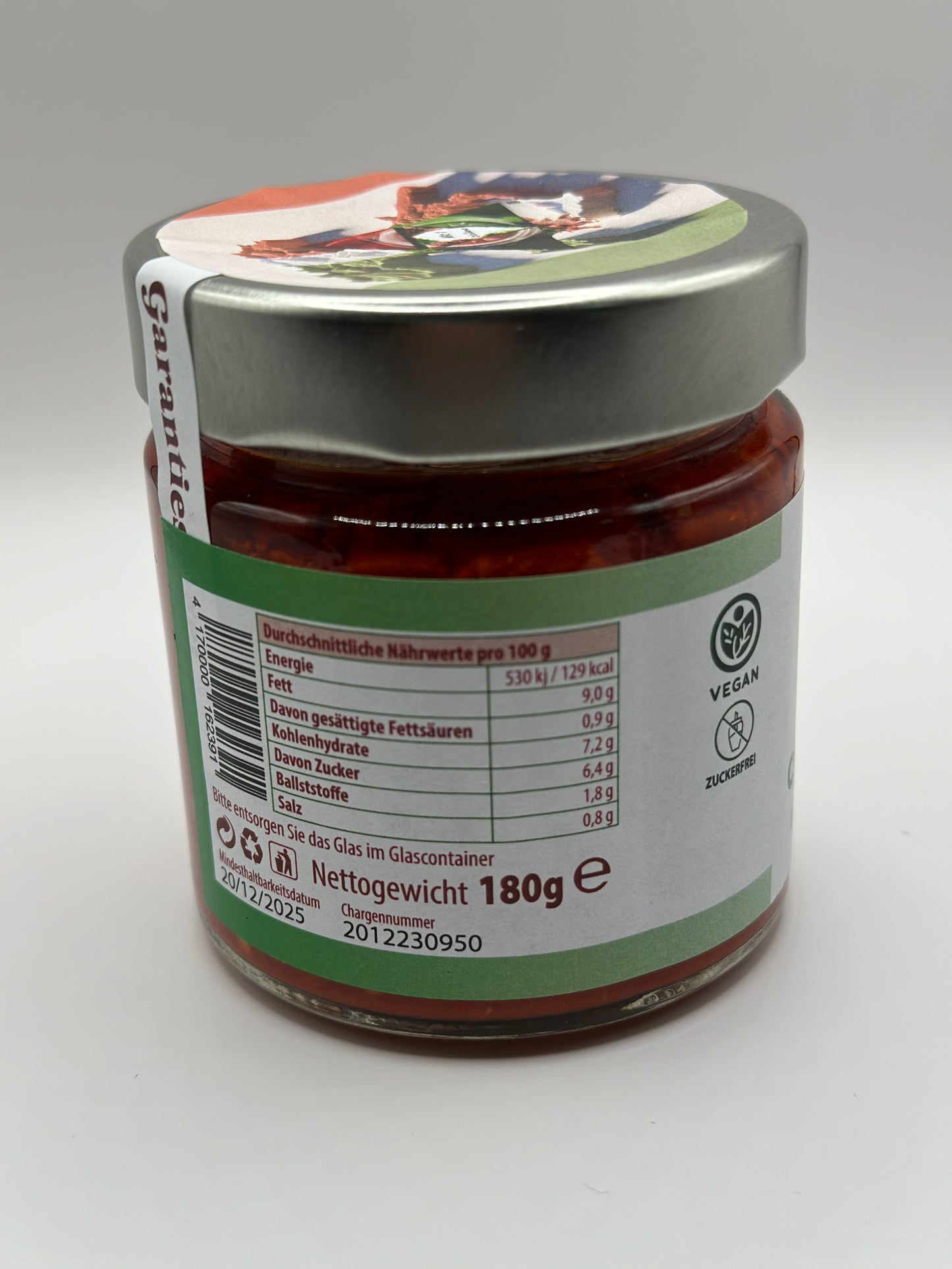 „Vegane Chilicreme 🌶️“ 120 Stück x 180G